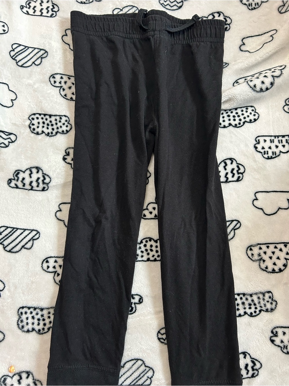 Black Elastic Waist Pants